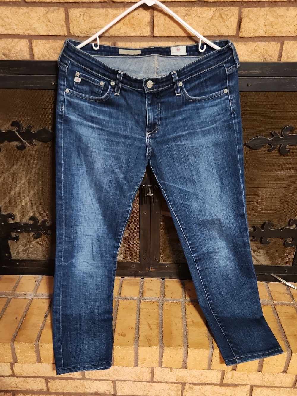 AG Adriano Goldschmied Indigo Straight Leg Jeans